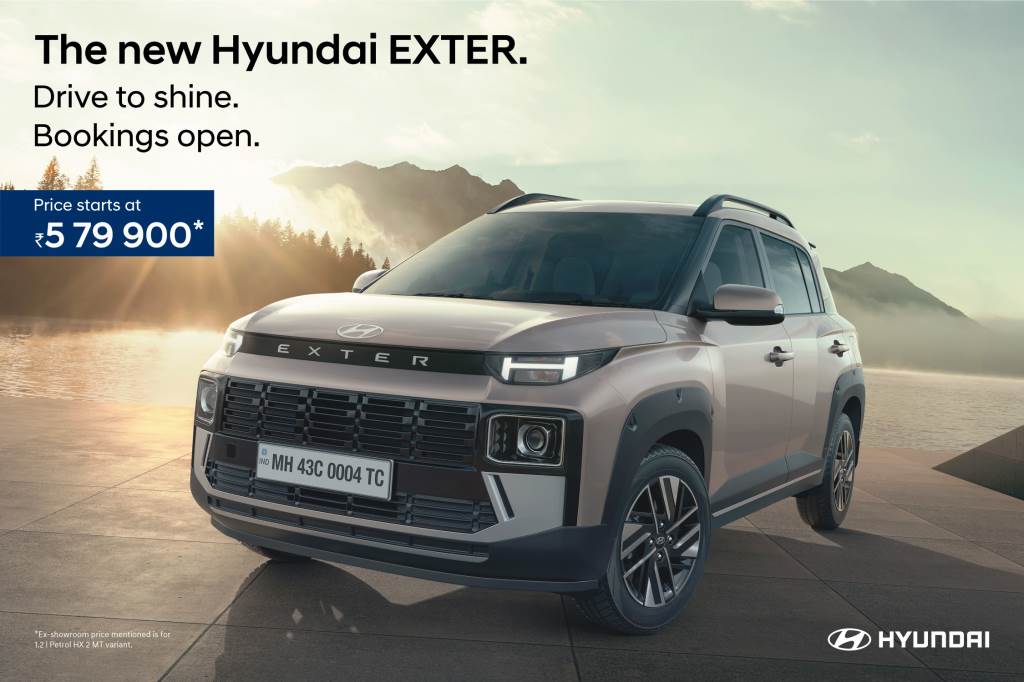 New Hyundai EXTER Launched at an Introductory Price of 579900